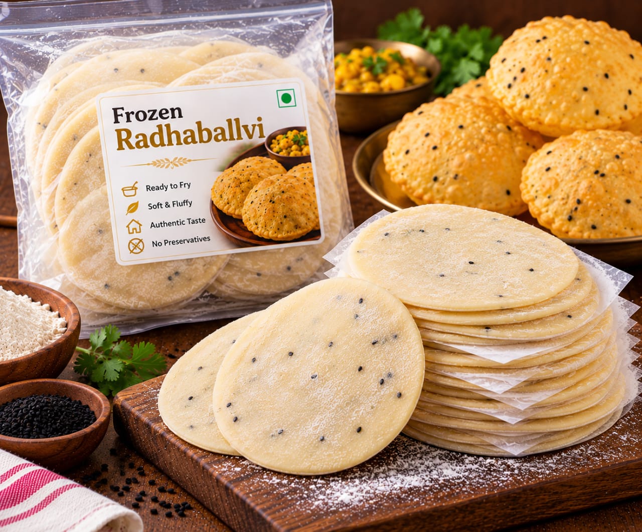 ফ্রোজেন রাধাবল্লভী (১০ পিস) - Frozen Radhaballavi (10 Pcs)